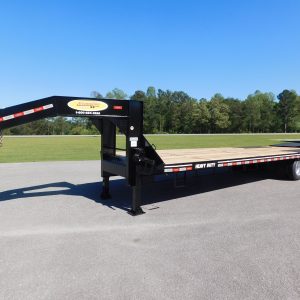 10-Ton Gooseneck Dovetail Dual Tandem with Super Ramps (40-foot)