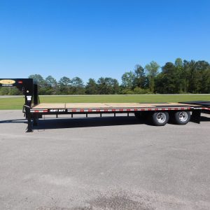 10-Ton Gooseneck Dovetail Dual Tandem with Super Ramps (40-foot)