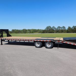 10-Ton Gooseneck Dovetail Dual Tandem with Super Ramps (40-foot)