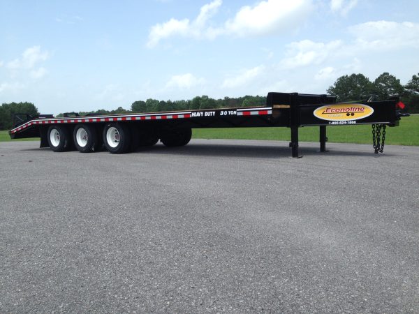 30-Ton Dovetail Tri-Axle Air Brake Trailer