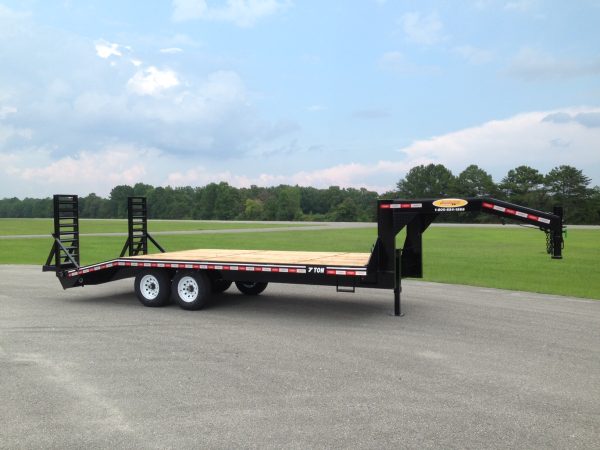 7-Ton Gooseneck Deckover Dovetail Trailer